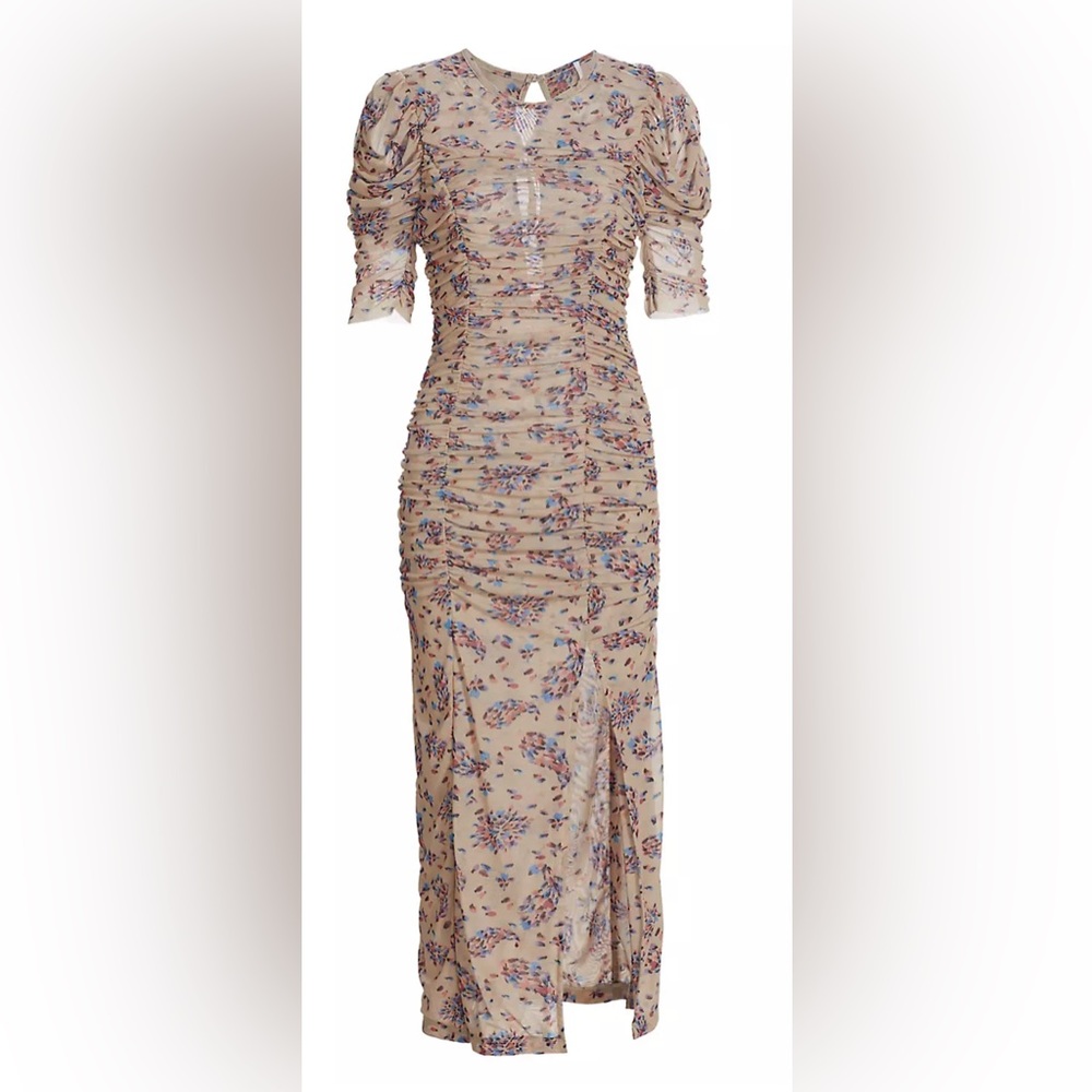 Free People Briella Midi Dress in Tea